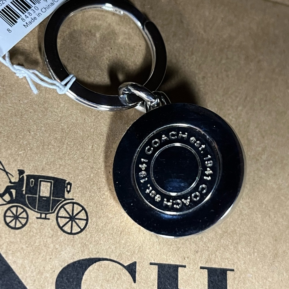 COACH ๐NWT Rainbow Keychain/Bagcharm Vintage Legacy Y2K - Picture 7 of 9